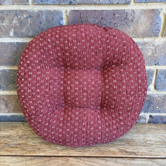 Klear Vu Raindrops The Gripper Non-Slip Tufted Cushion Round Barstool Cover - Picture 1 of 8